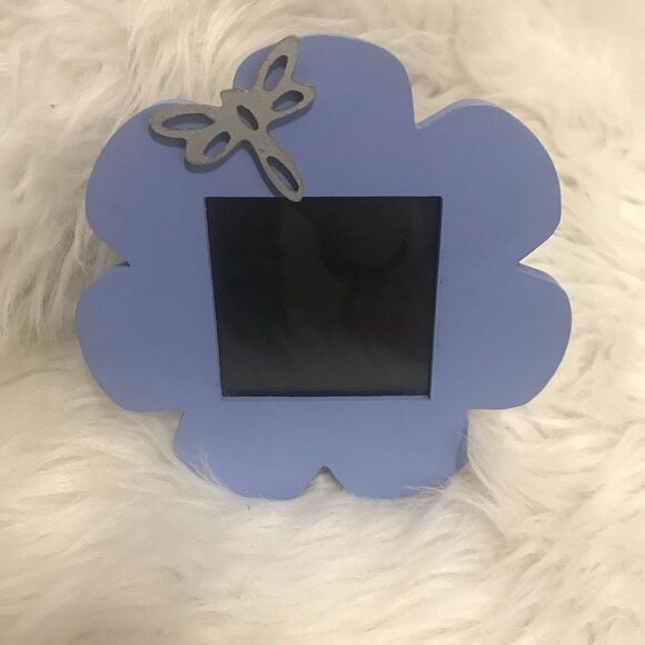 Flower Dragonfly Picture Photo Frame - Picture 1 of 10